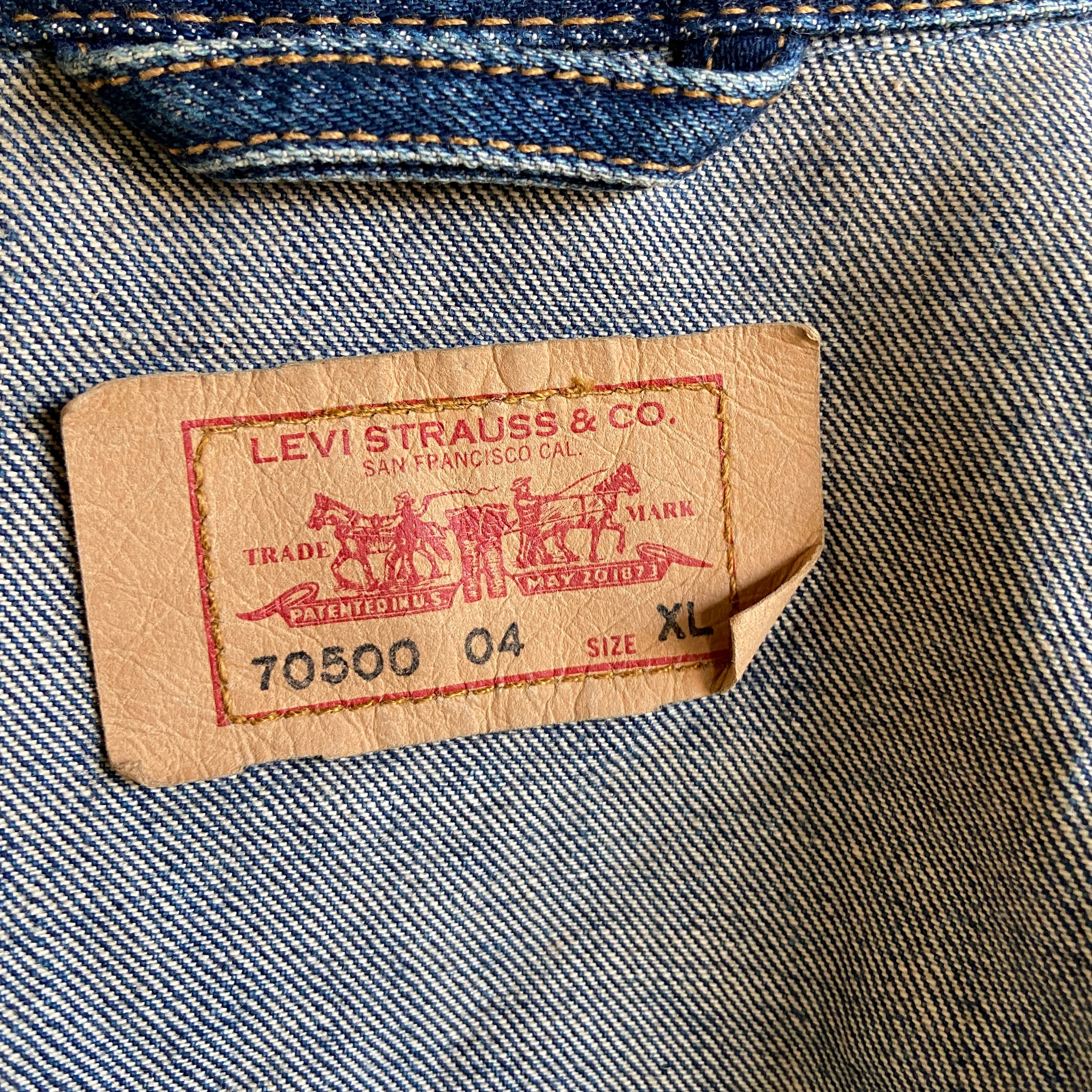 00年代 Levi's ユーロリーバイス 70500 カスタム デニムジャケット