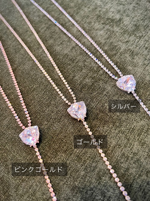 スワロフスキーロングネックレス 画像