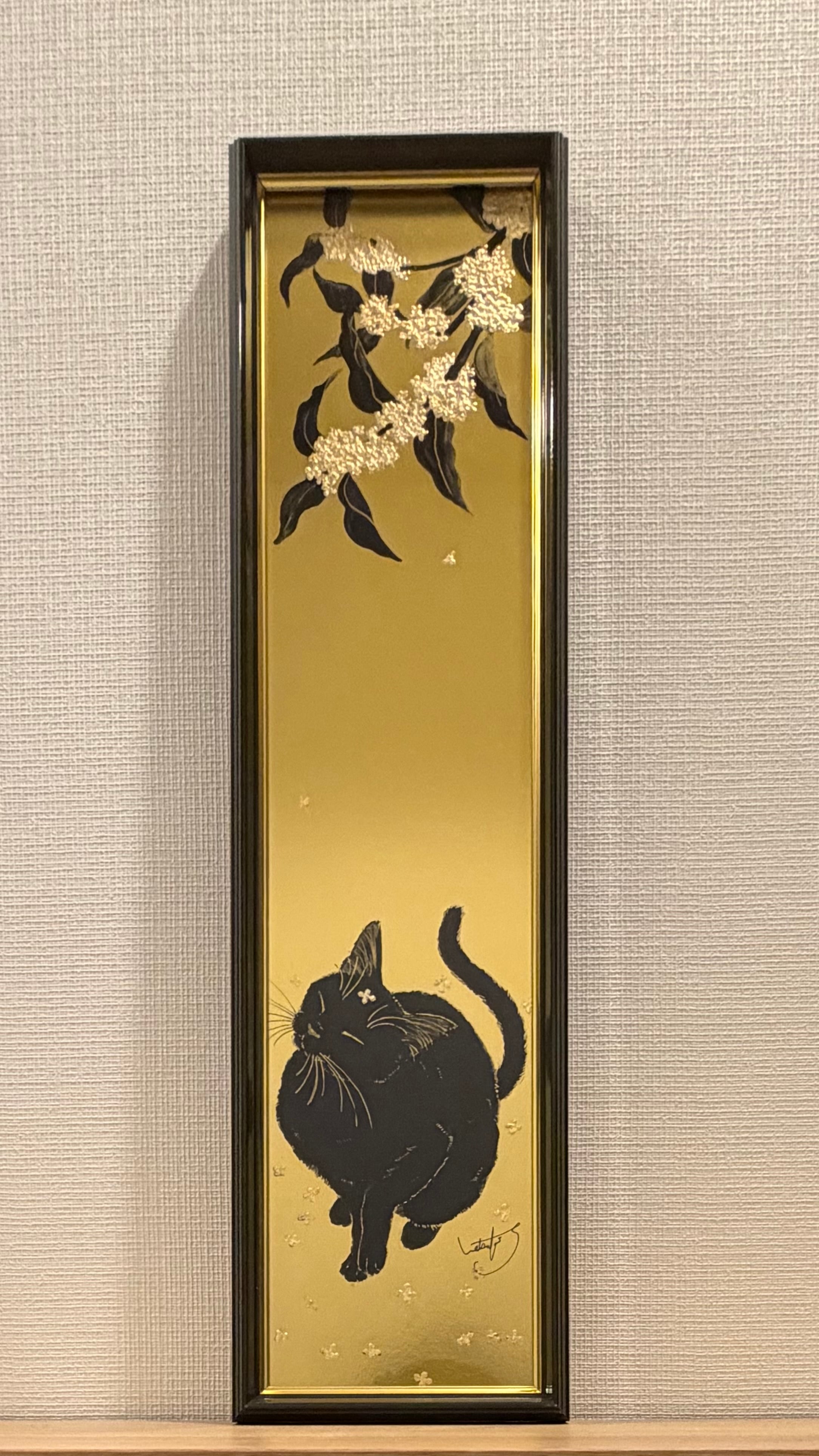 ゴールド原画「秋星と君」 | atelier SumiCat