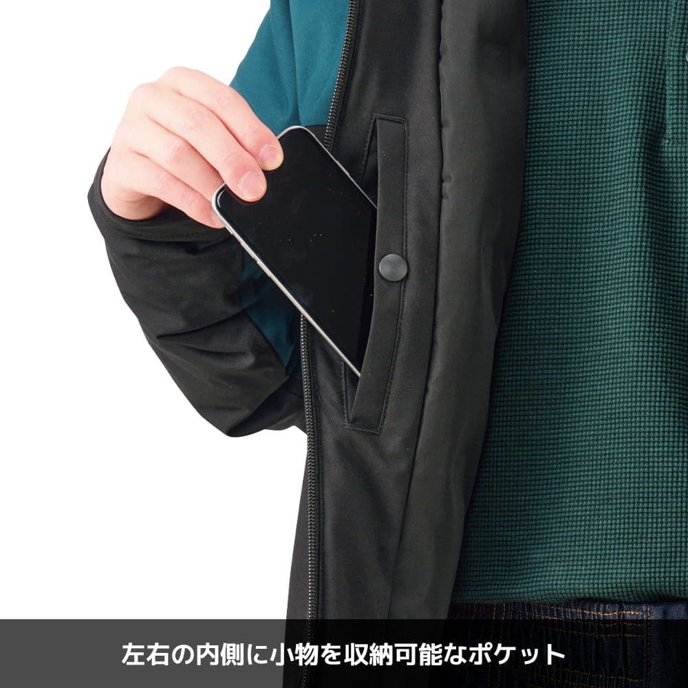 ワークマン イナレムプレミアム防水防寒コート ブラック LL 2025年