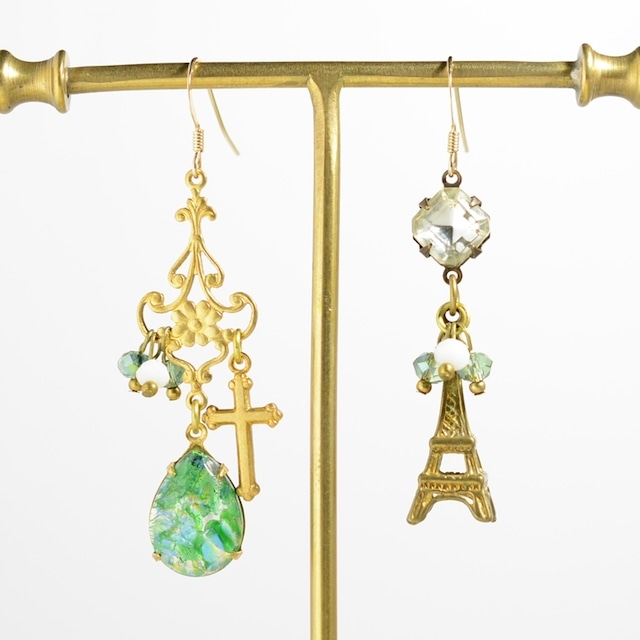 < Earrings >PーNO.866