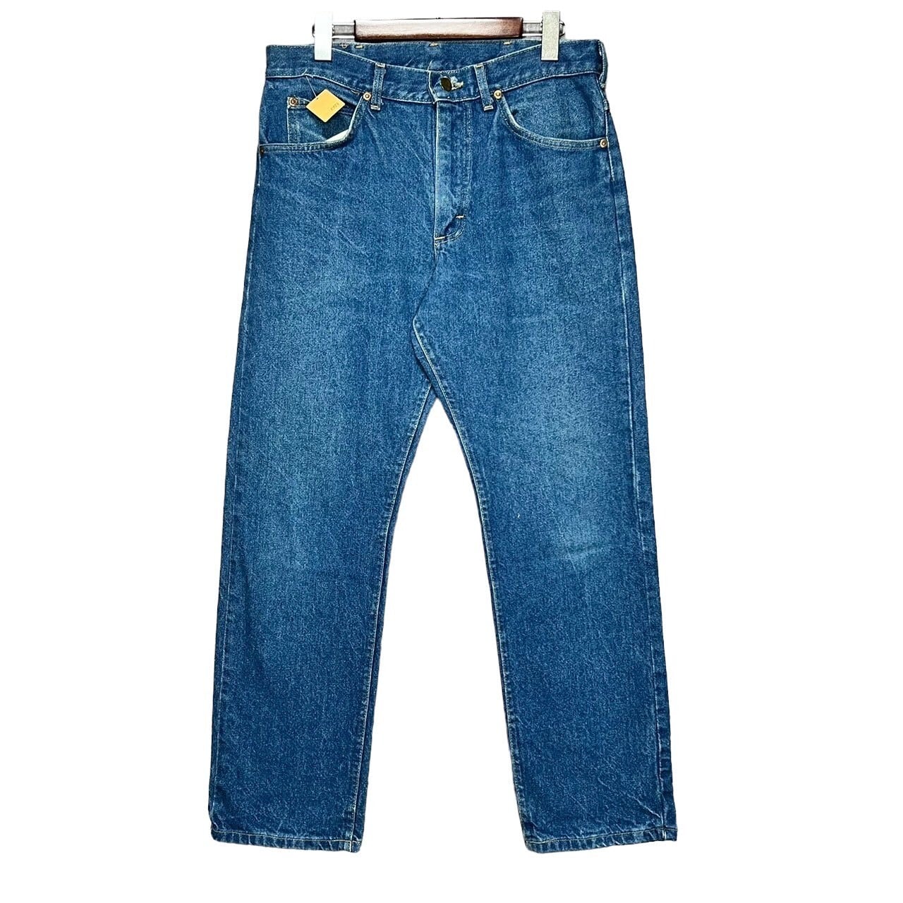 W32×L30】Lee デニムパンツ 革パッチ | 古着屋OLDGREEN