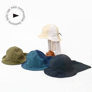 halo.commodity [ハロ コモディティ] Moraine Hat [h241-434] モレーンハット・ナイロンハット・メッシュハット・日除け・キャンプ・アウトドア・MEN'S / LADY'S[2024SS]