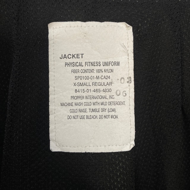 USARMY IPFUナイロントレーニングジャケット XS-R 01年製