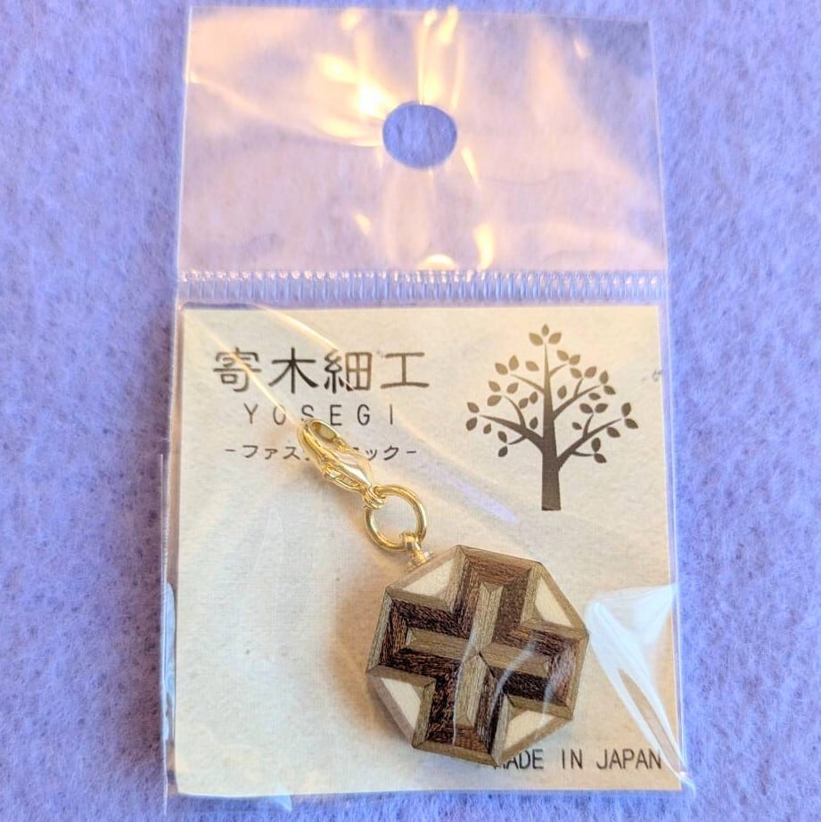 寄木細工 ファスナーフック ＊形・柄違いあり | 雑貨屋らいか