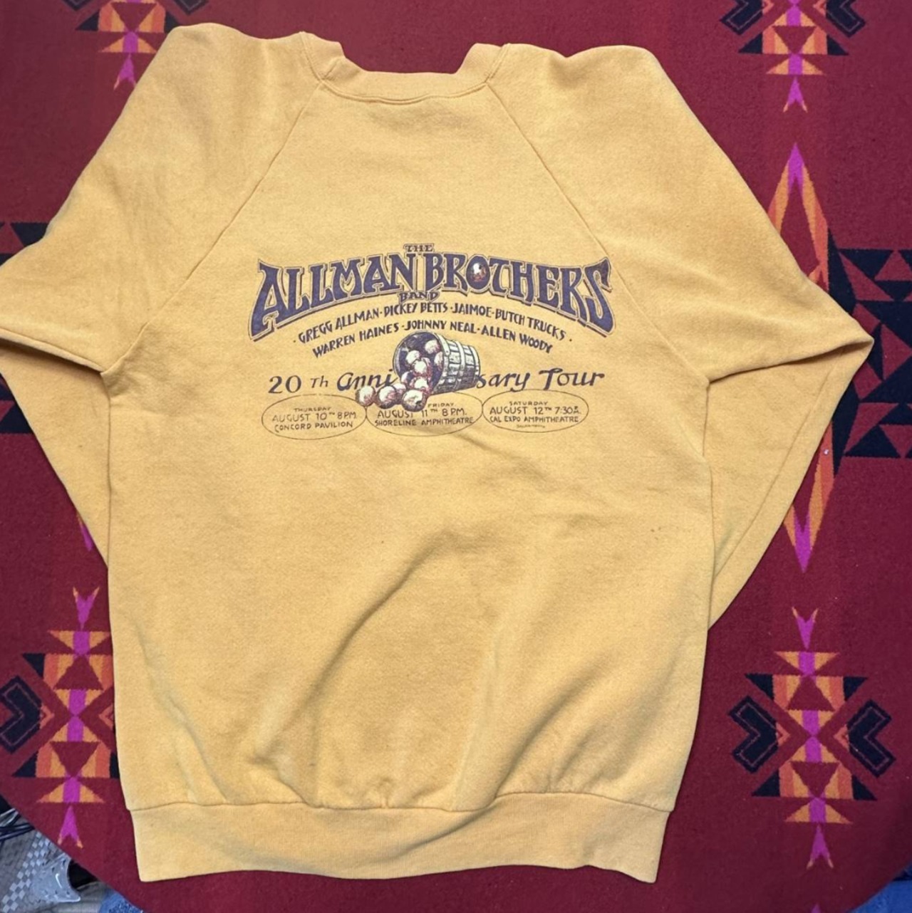 Vintage/ All Man Brothers バンド トレーナー Medium/ アメリカ購入 