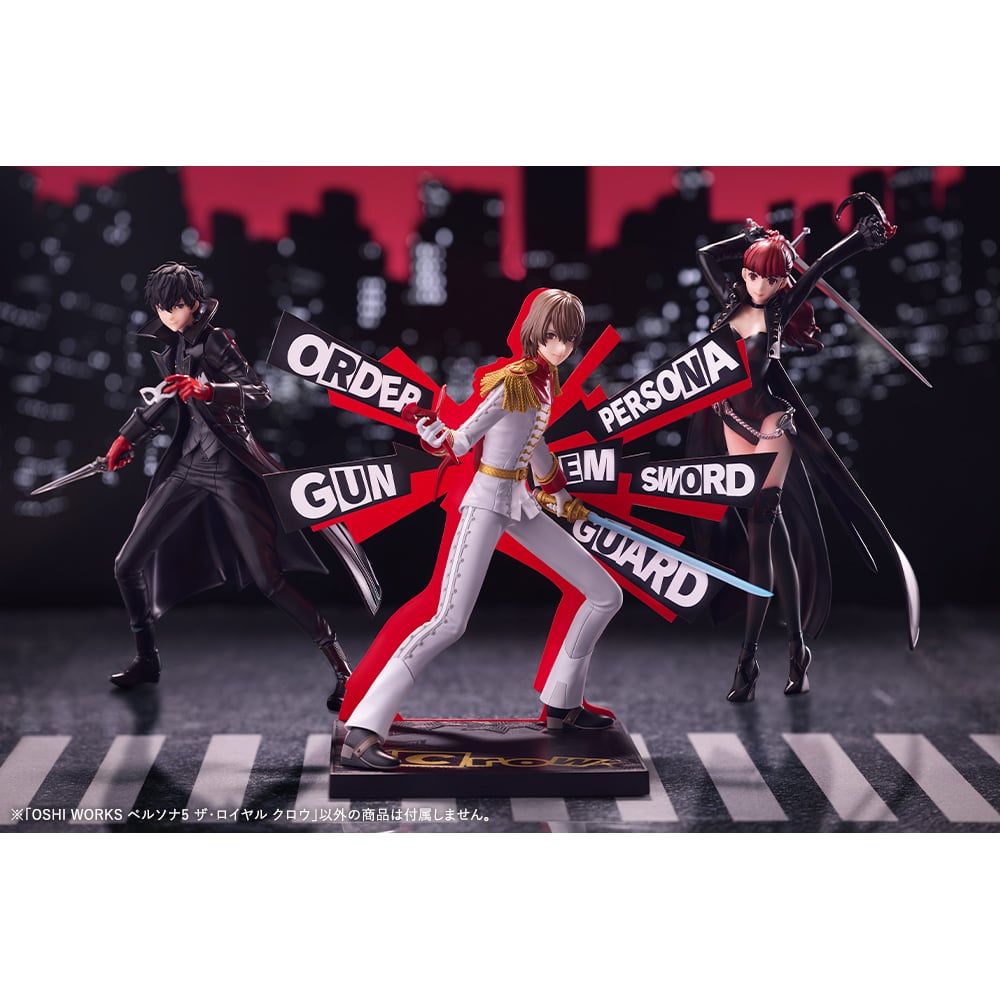 ペルソナ5 ザ・ロイヤル OSHI WORKS クロウ PVC塗装済み完成品