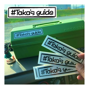 #Taka's guide オリジナルステッカー