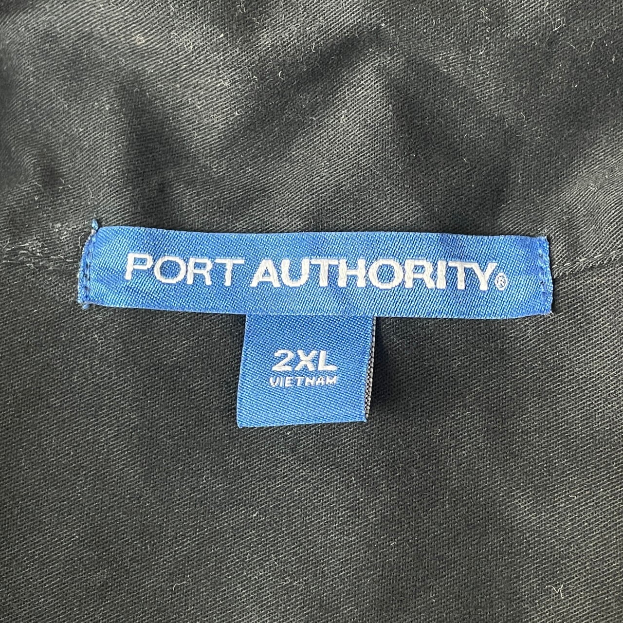 ビッグサイズ PORT AUTHORITY バック刺繍 2トーン切替 開襟 ボウリング