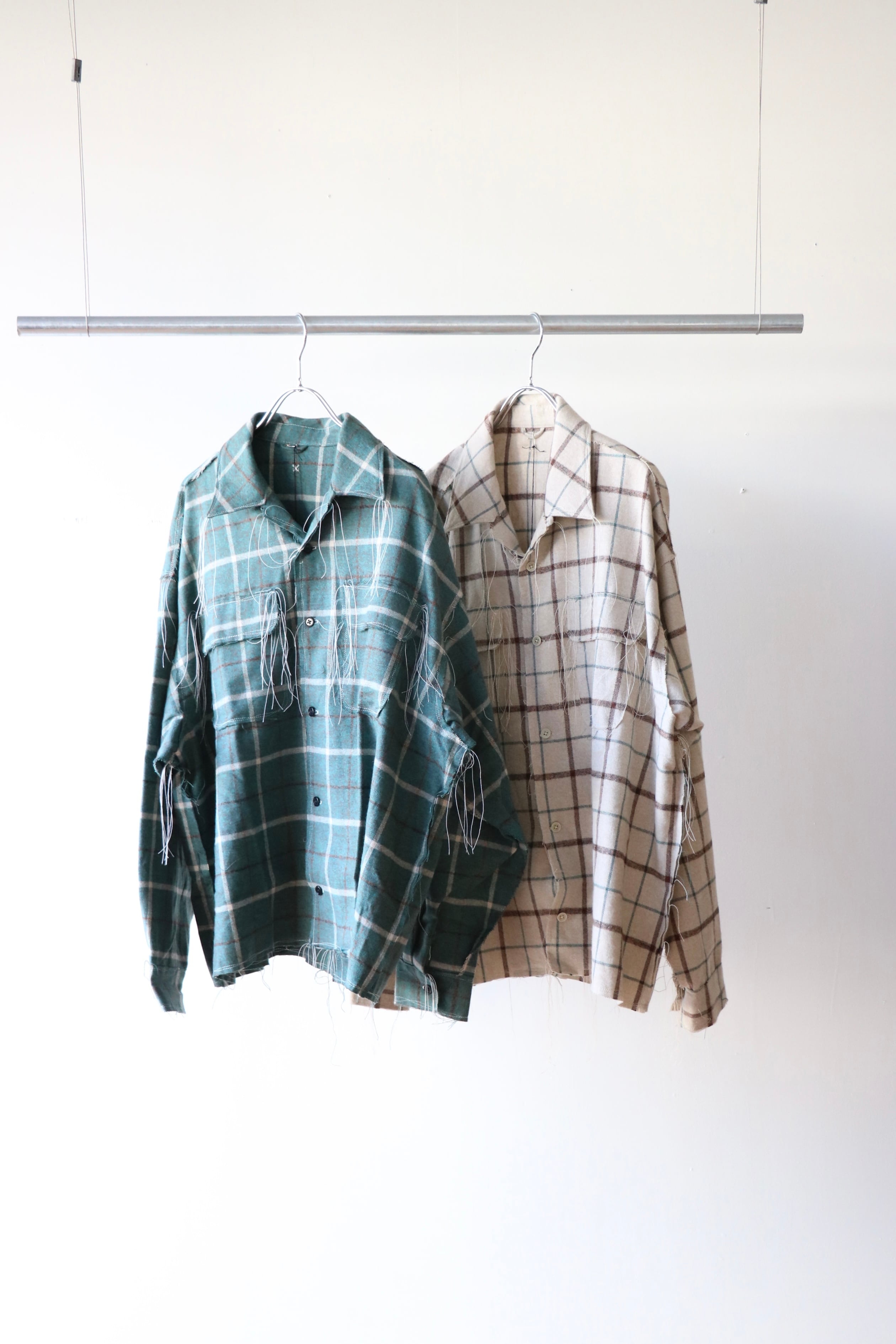 LQUAETET - 50s COLLAR CRAFTSMAN SHIRT- / 25AW-LP-006 / エルカルテット クラフトマンシャツ