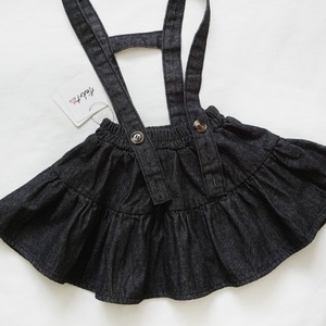 春2wayデニムティアードサロペット