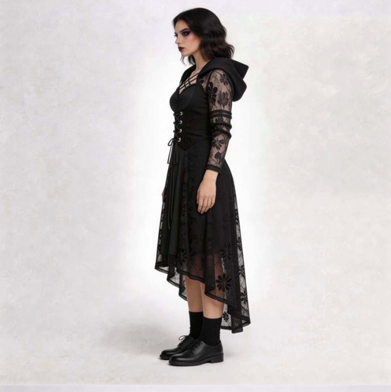 ダーク・エンチャントメント　魔女のレースフーディードレス　M26175