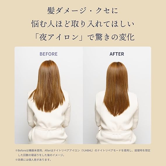 ヤーマン 超音波トリートメント ナイトリペアアイロン ネイビー YJHB4L