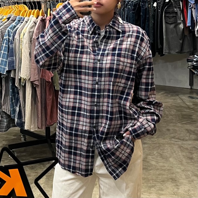 【AmazonEssentials/アマゾンエッセンシャルズ】ネルシャツ