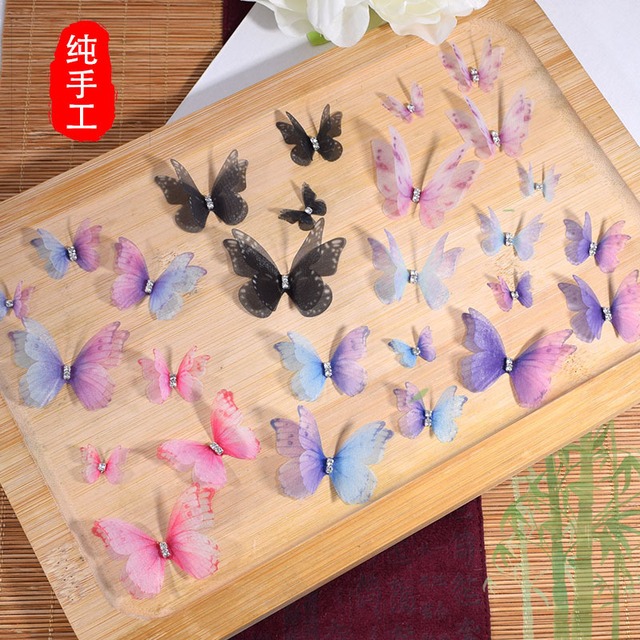 超仙 二重薄紗蝶のDIYメイクアクセサリー