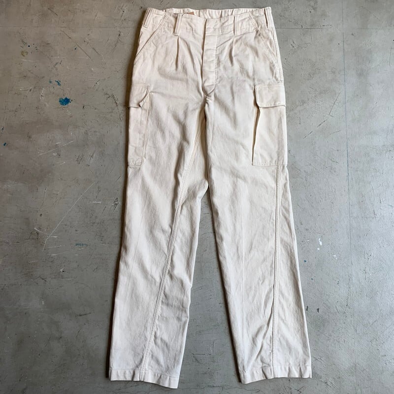 USED ユーロ ワークパンツ デザインパンツ ベージュ vintage