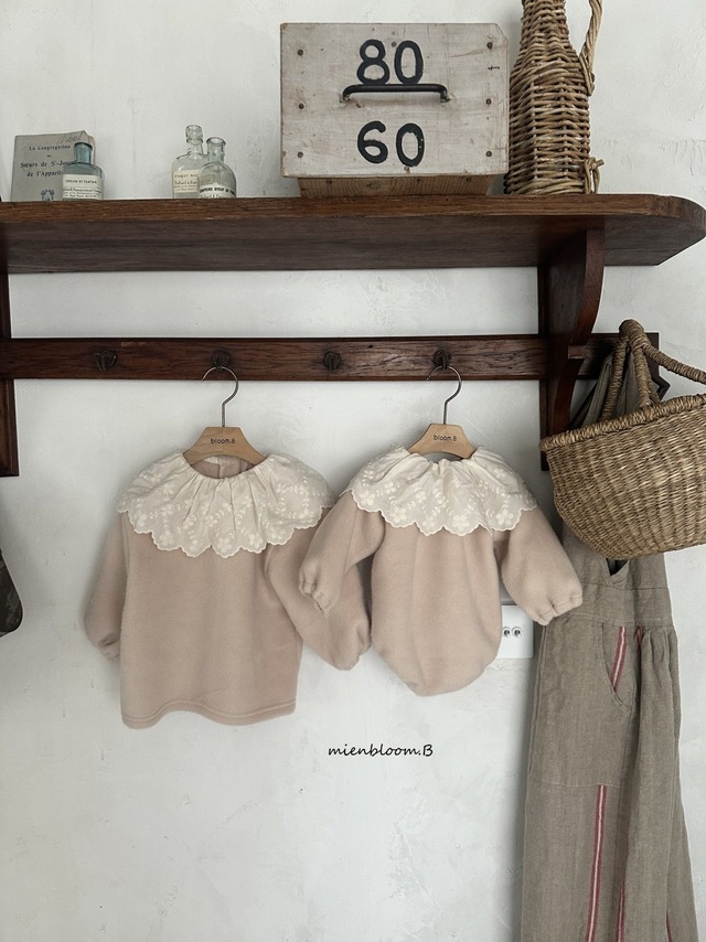 予約 KIDS - Angora long tee  [ mienbloom.B ]