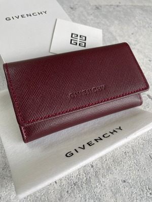 GIVENCHY 未使用 ロゴ キーケース ボルドー Givenchy ジバンシィ