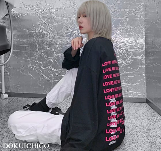 長袖 ロンt ロング Tシャツ レディース 韓国 ストリート系 春夏秋冬 Tb 811 毒いちご 韓国ファッション