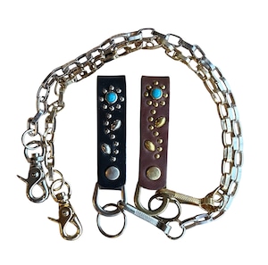 Re-ACT Studs Flower Wallet Chain
