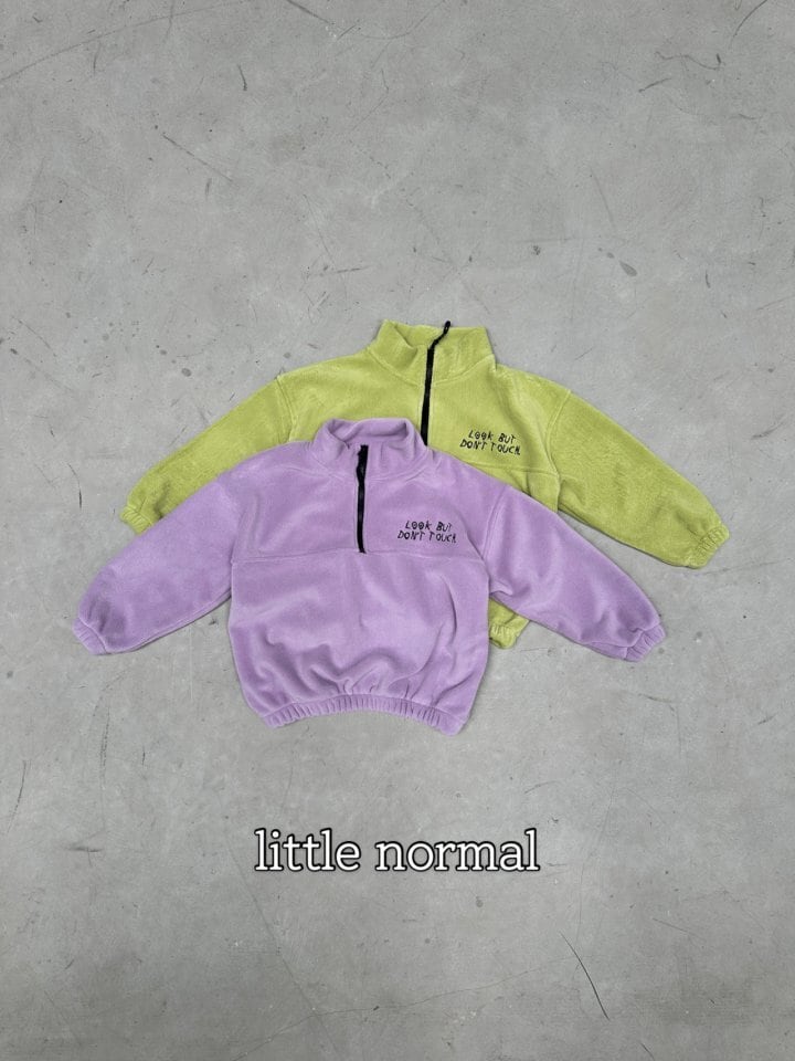 ※11/23まで5%OFF予約【little normal】"look"fleece anorak/S-JS
