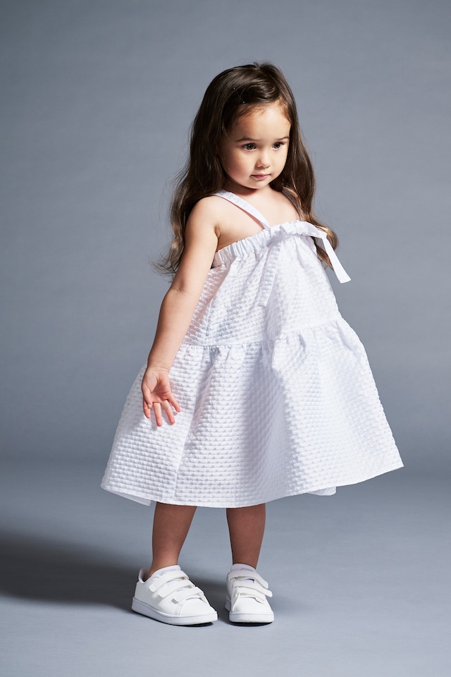 CLOVER COUTURE DRESS WHITE 7M-7Y