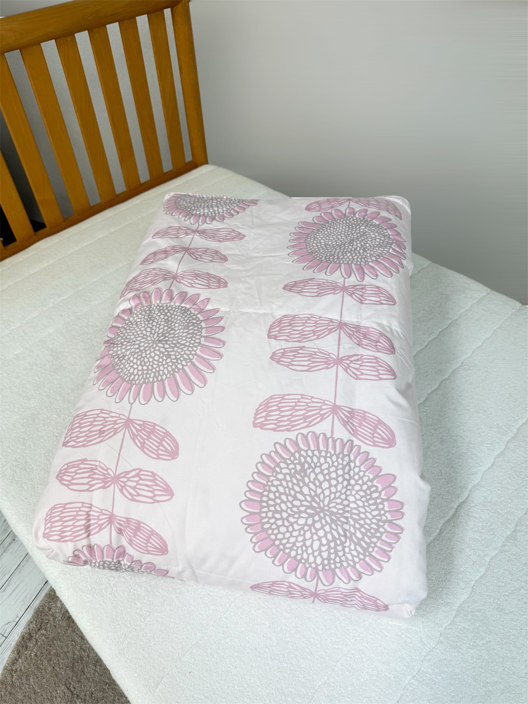 羽毛肌掛ふとん　アウリー【シングル】【ピンク】【ブルー】