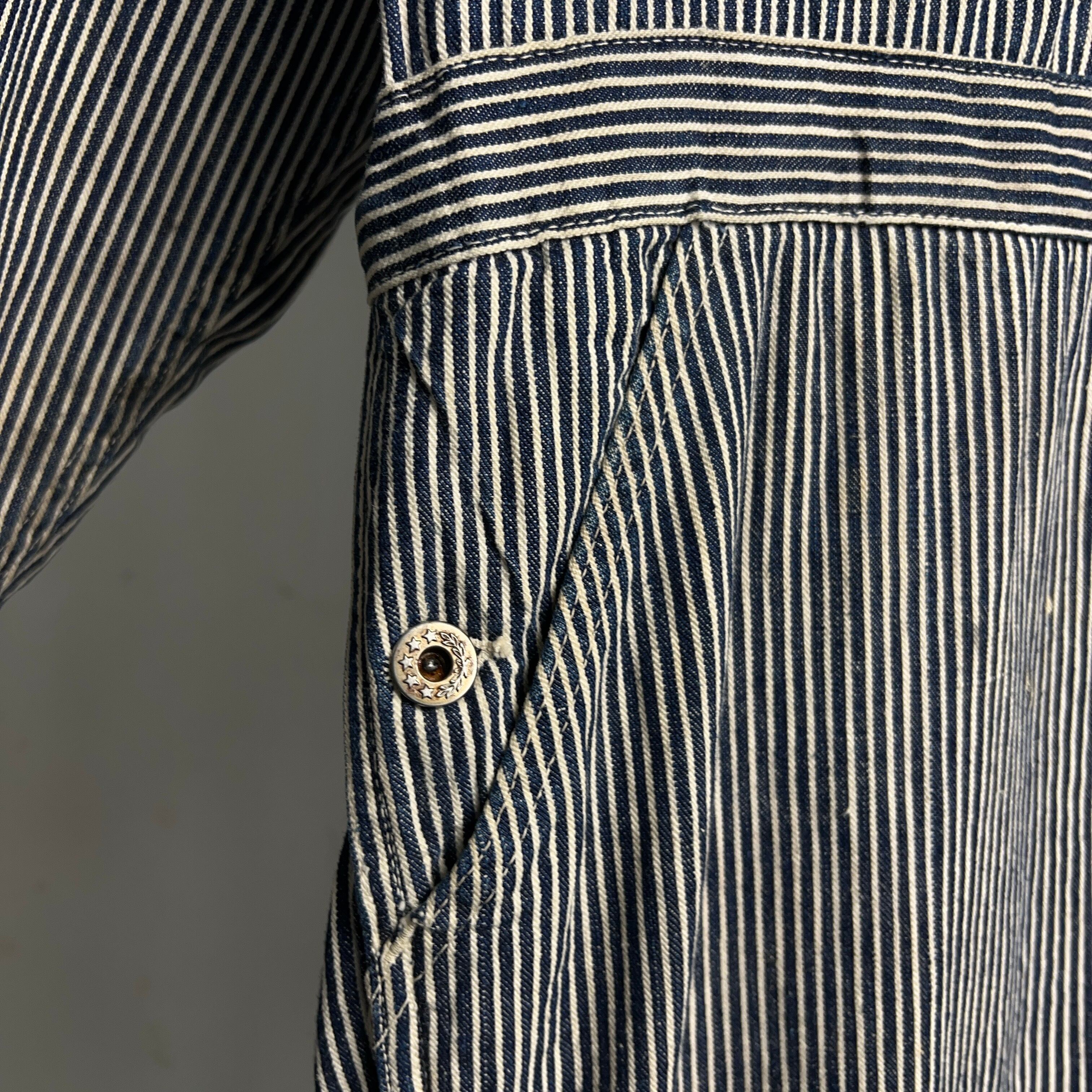 1940's HEADLIGHT Hickory Stripe Coveralls 40年代 ヘッドライト