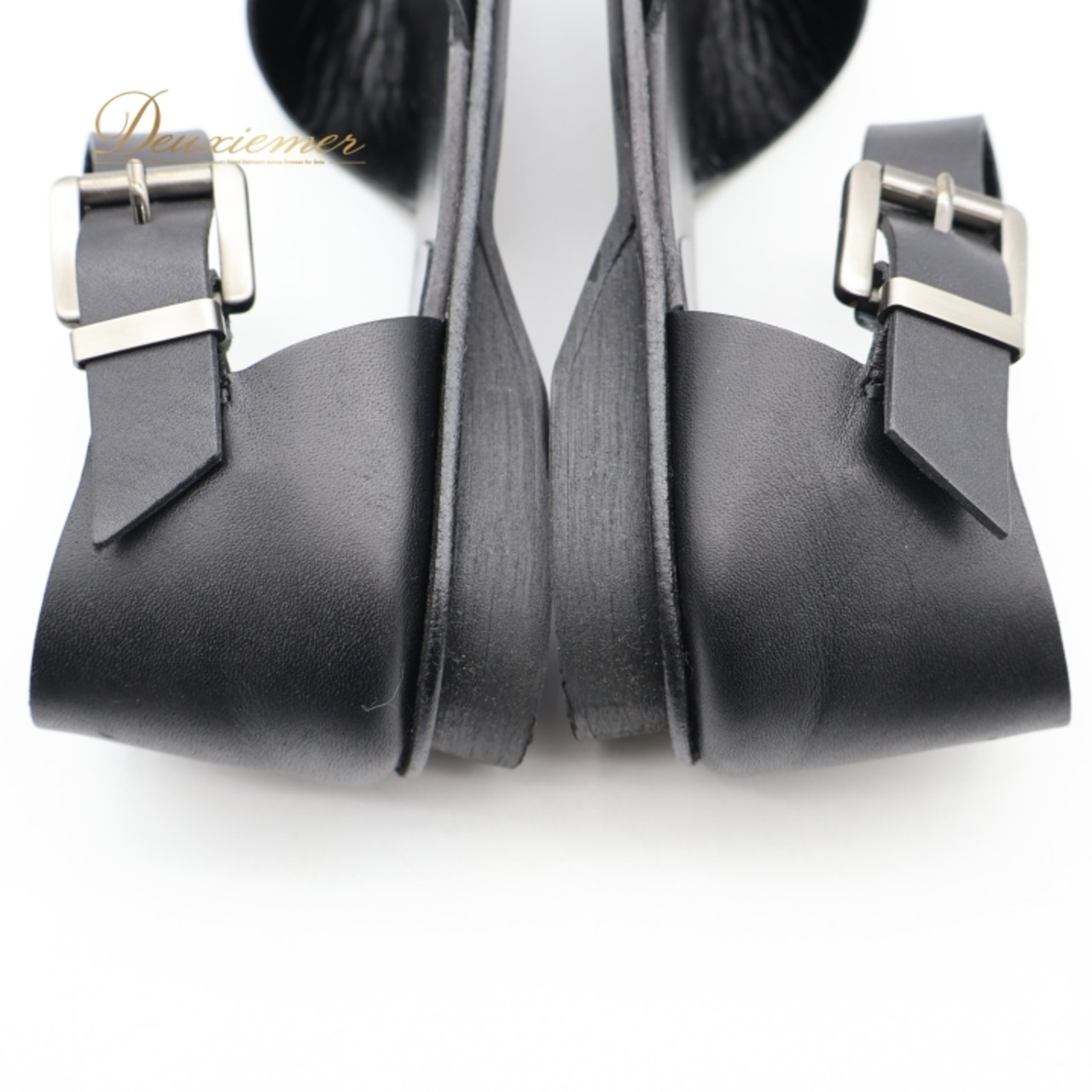 agnes b. アニエスベー サンダル 36サイズ ブラック系 靴 くつ シューズ レディース 無地 シンプル カジュアル ぺたんこ フラット フラットシューズ かわいい オールブラック