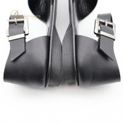 agnes b. アニエスベー サンダル 36サイズ ブラック系 靴 くつ シューズ レディース 無地 シンプル カジュアル ぺたんこ フラット フラットシューズ かわいい オールブラック