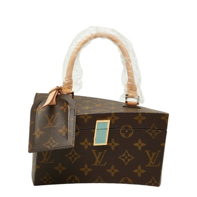 ルイ ヴィトン ツイステッドボックス ショルダーバッグ ブラウン PVC レザー レディース LOUIS VUITTON 【中古】