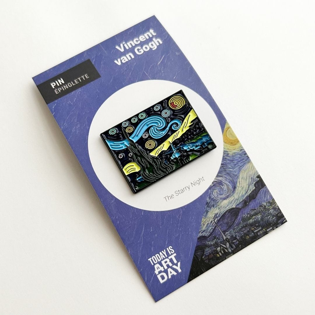ゴッホ エナメルピン 星月夜 | hmm, by 東京都美術館ミュージアム
