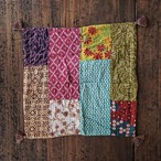 リサイクルサリーパッチワーククッションカバー【C007】/People Tree
