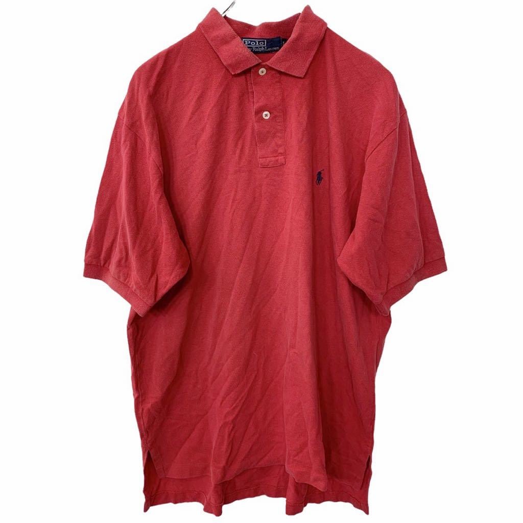 Polo by Ralph Lauren 赤 ポロシャツ Sサイズ RALPH LAUREN 半袖ポロシャツ Lサイズ ラルフローレン レッド 古着卸