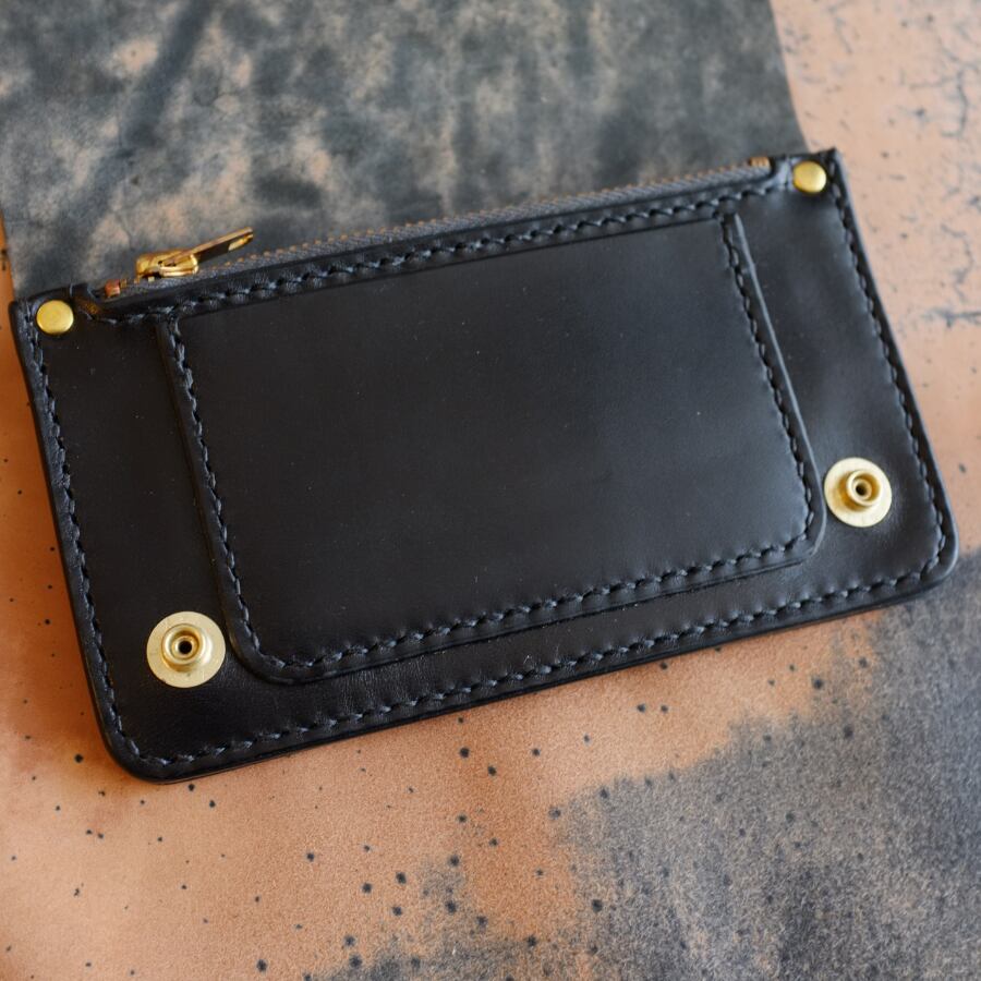 在庫品】ミドルトラッカーウォレット 壱 GUIDI CULATTA CAVALLO 弐層式