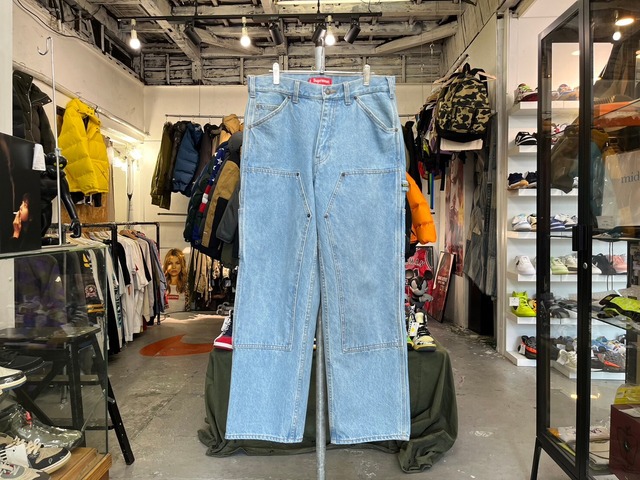 Supreme DOUBLE KNEE PAINTER PANT BLUE 30 04164