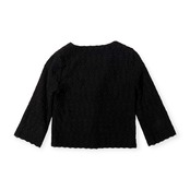 Jewel Changes ジュエルチェンジズ ユナイテッドアローズ レース ノーカラー ジャケット 36 /ブラック/レディース