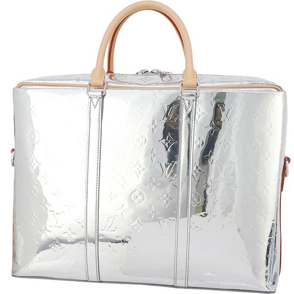 Unused LOUIS VUITTON ルイヴィトン ビジネスバッグ ネオ PDV LVミラー