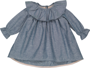 LOIR paris/Robe MARY denim(2y,3y,4y,6y)