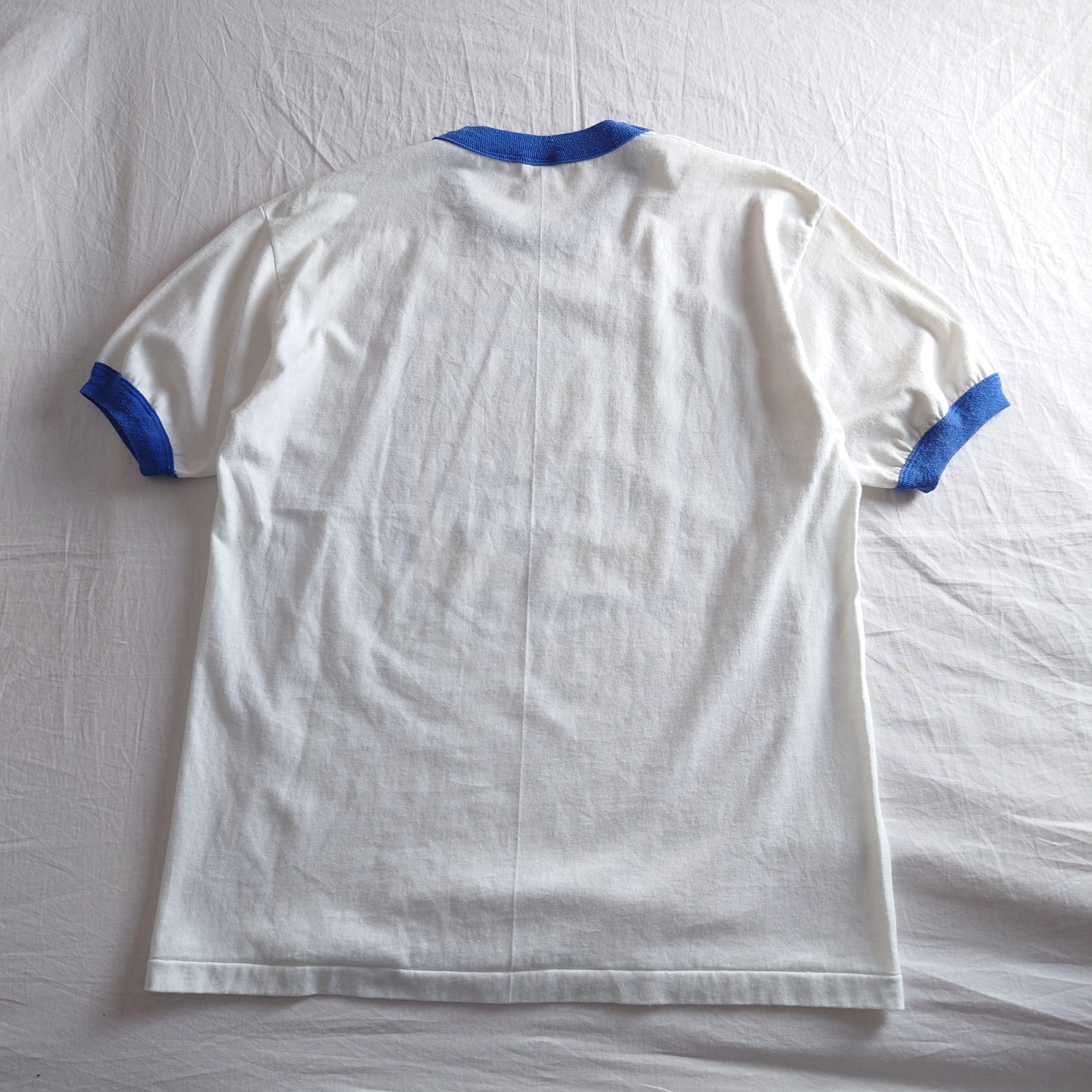 80s・USA製】リンガーTシャツ ヴィンテージ 白 青 80年代 | オンライン