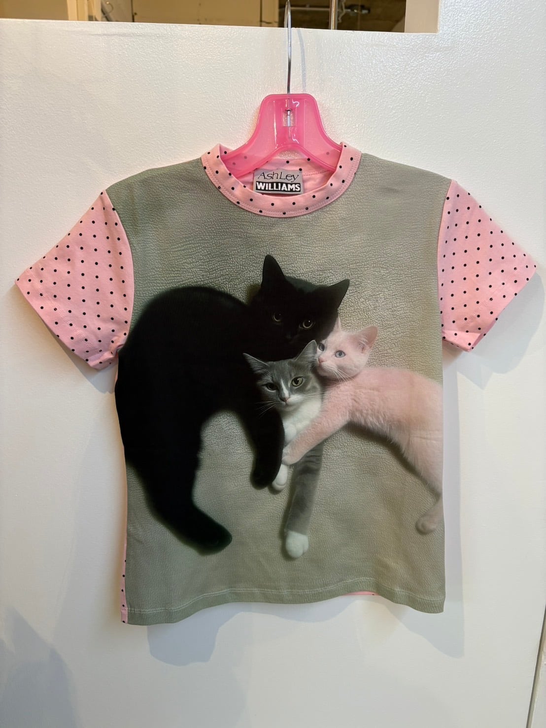 Ashley WILLIAMS kitten trio baby tee