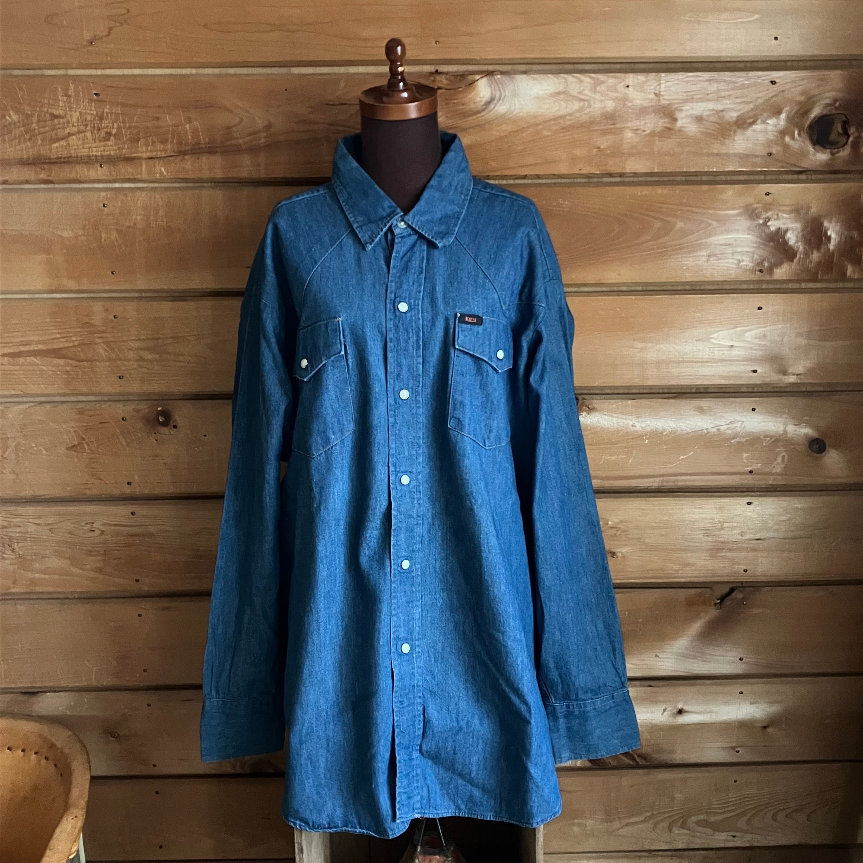 山内 ブルーフォックス×ノーミュールシングウールシャツ fox white