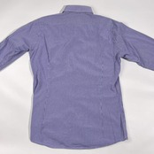 BURBERRY LONDON バーバリー ロンドン チェック BD ボタンダウン 長袖シャツ M/パープル系 メンズ