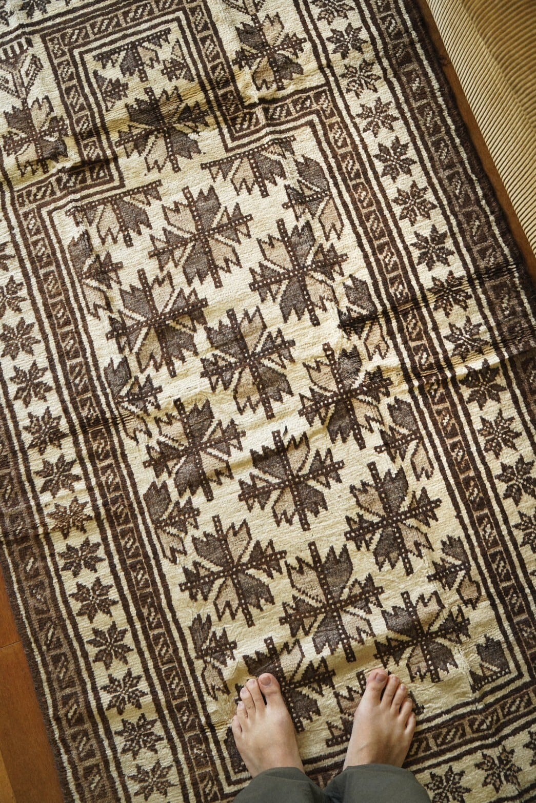 1164-Vintage Taimani rug | 手織りのヴィンテージラグ専門店 | Bahr
