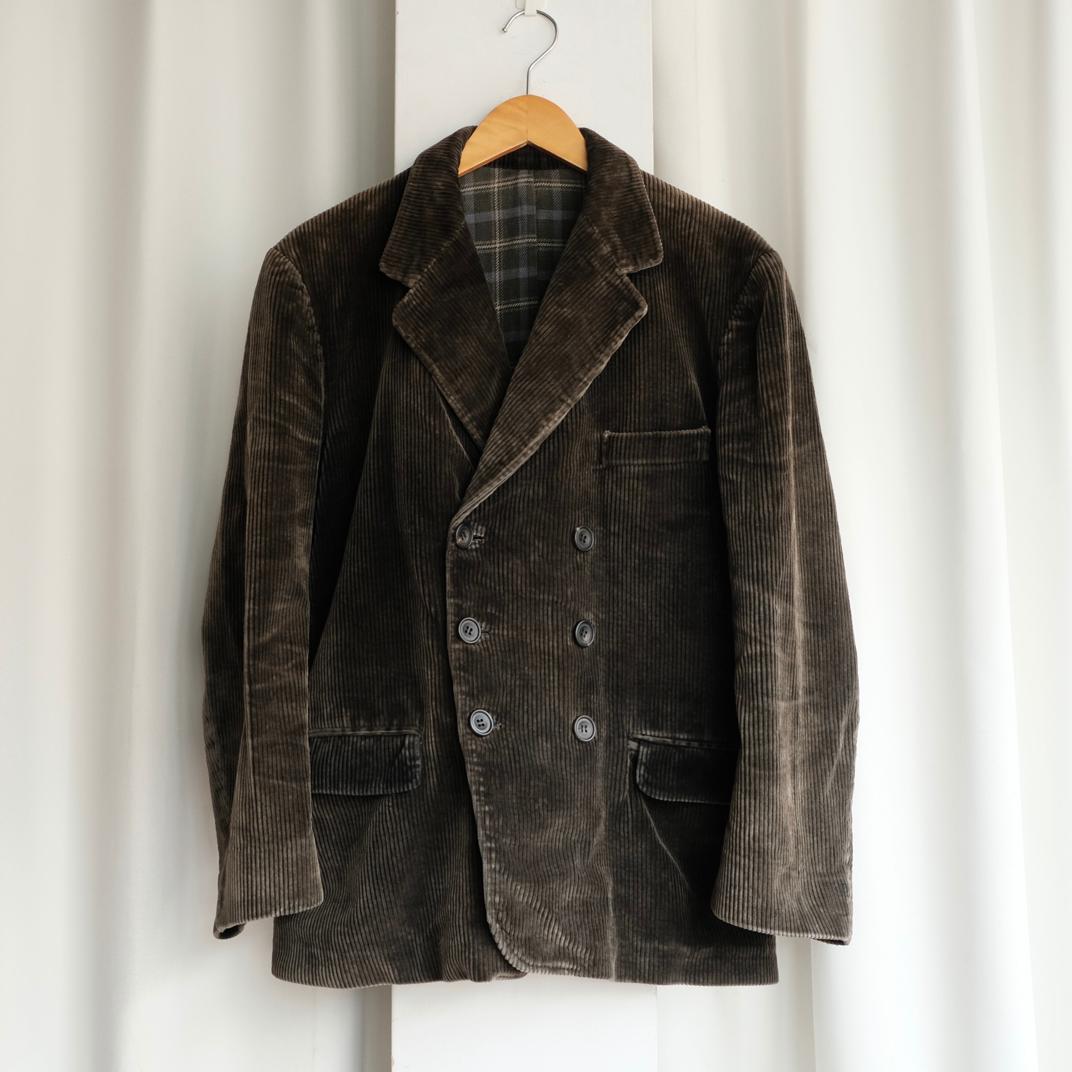ジャケット・アウター 60s french doublebreasted corduroyjacket 60s FRENCH VINTAGE DOUBLE BREASTED CORDUROY JACKET | safarionline