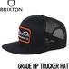 メッシュキャップ 帽子 BRIXTON ブリクストン GRADE HP TRUCKER HAT 11645 BLOGW 日本代理店正規品