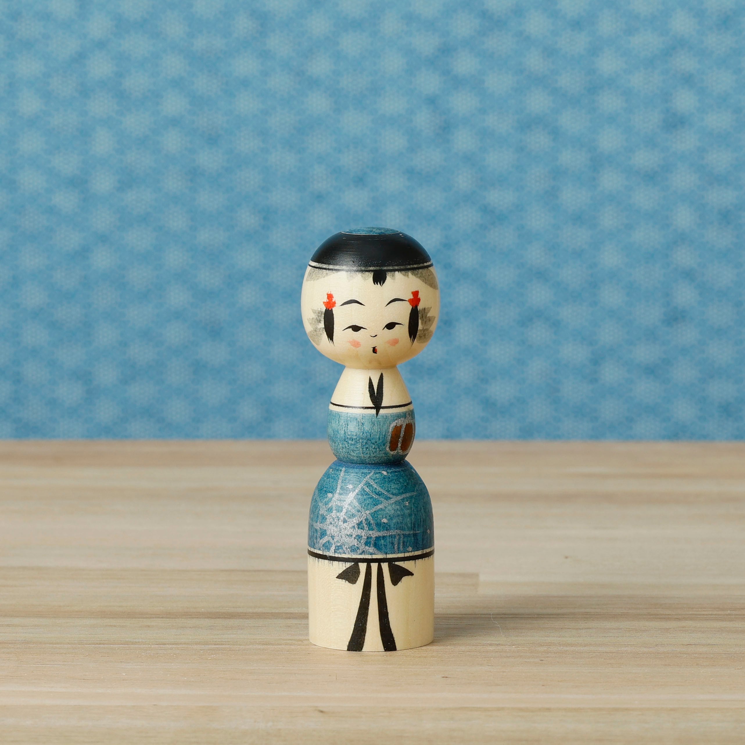 創作こけし　「潮乃音」 辻田亮三作品　Kokeshi Doll Gallery・Shin