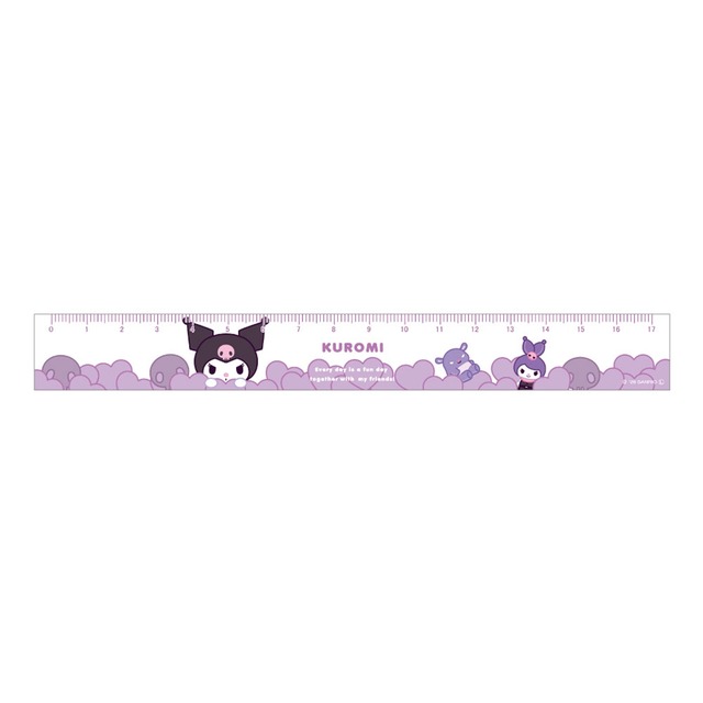 【ロット販売】【10入】サンリオ17cmスリム定規 うもれっコ/クロミ(6019221)