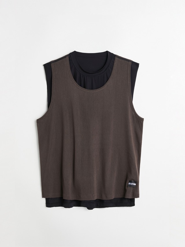 OUR LEGACY　REVERSIBLE GRAVITY TANK　Black/Antique Chocolate　M2246RB
