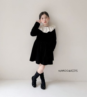 NAMOO［取寄］NA216 dami ribbon velvet maryjane shoes
